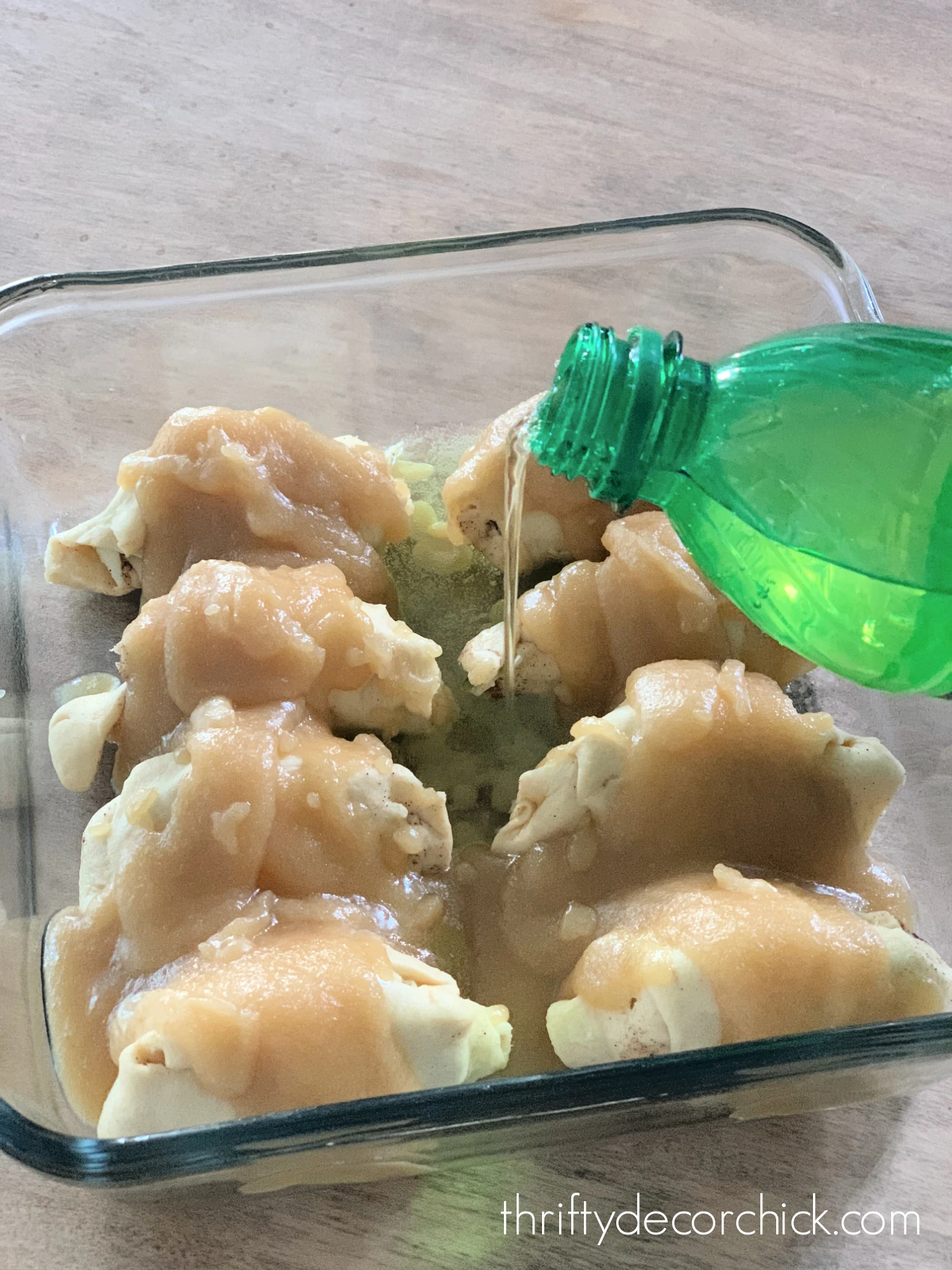 Mountain Dew apple dumplings