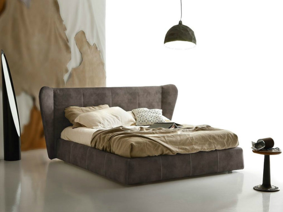 Oversized Headboard and Soft Bed