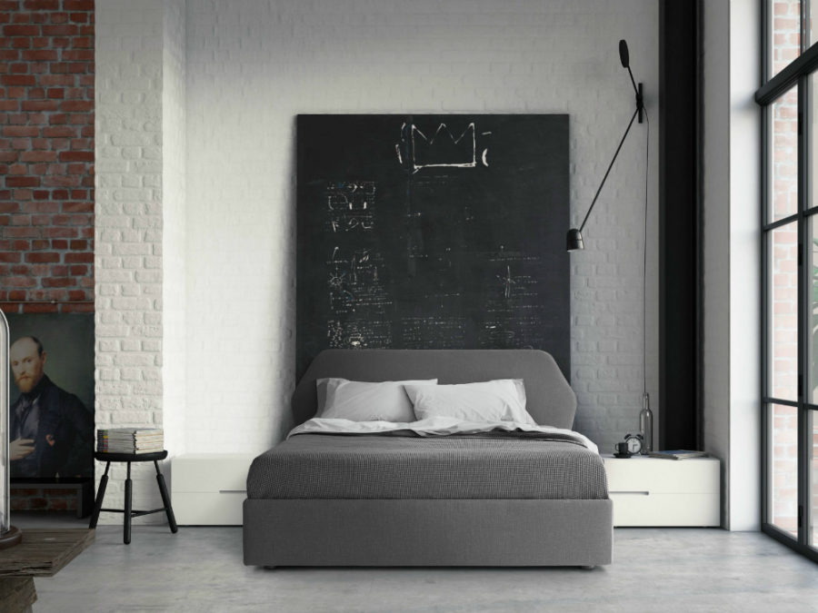 Cozy Gray Soft Bed