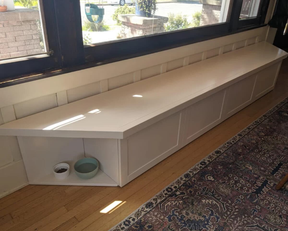 Wait, this IKEA Storage Bench is also a Cat House? Yes, Really! 6 IKEA BESTA bench with seating and cat nook