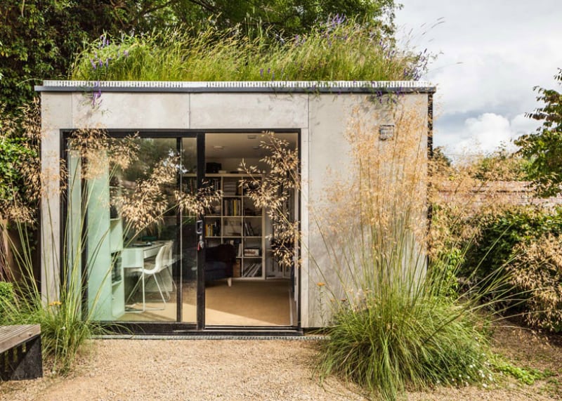 Minimalist Modern Outdoor Home Office Shed