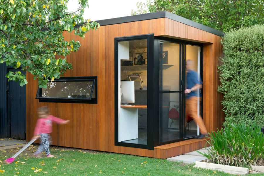 Private Backyard Office Shed