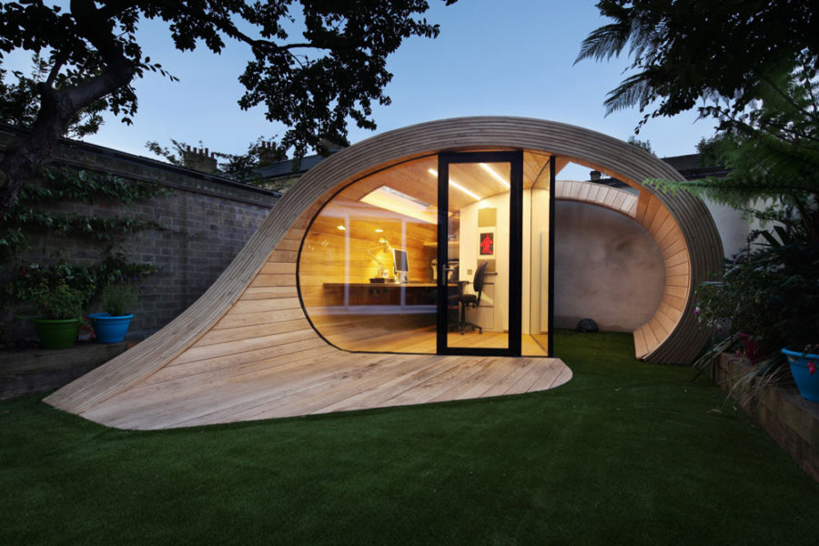 Whimsical Office Shed