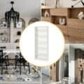 IKEA BILLY Bookcase Hacks featuring arched bookcases, flip down doors and hidden BILLY storage