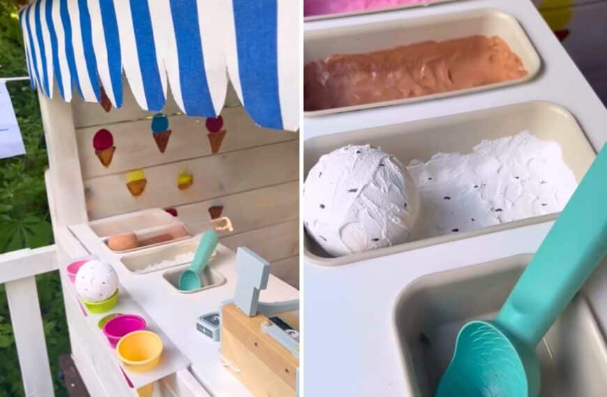 Cutest BBQ on the Block — and It’s for the Kids! 19 toy ice cream cart ikea hack