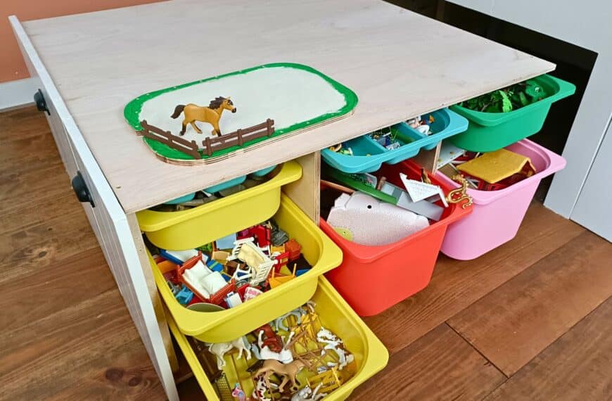 Cutest BBQ on the Block — and It’s for the Kids! 20 pull out storage drawer for playmobile with trofast containers 3