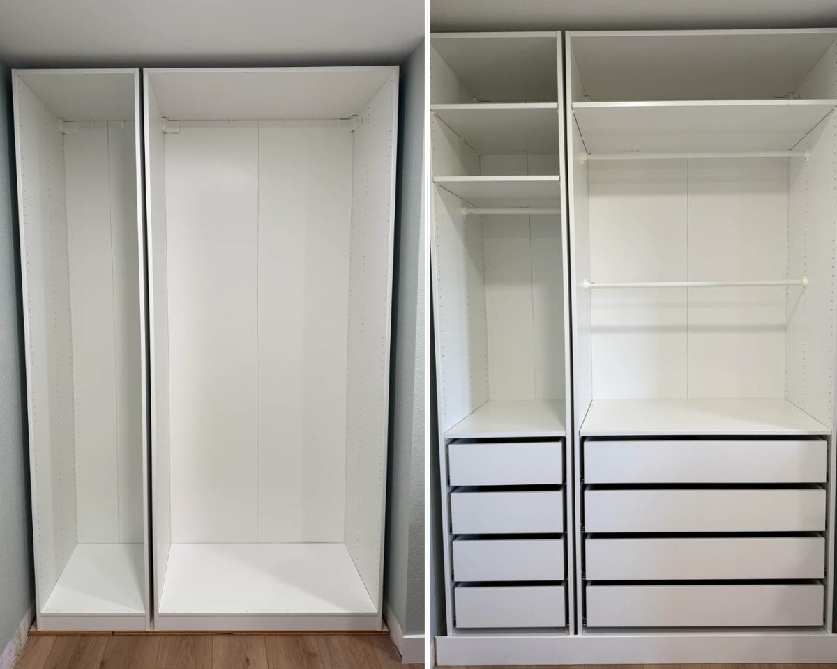 This Brilliant Nursery Closet Hack Creates Custom Charm and Tons of Storage 21 nursery closet built-in PAX hack