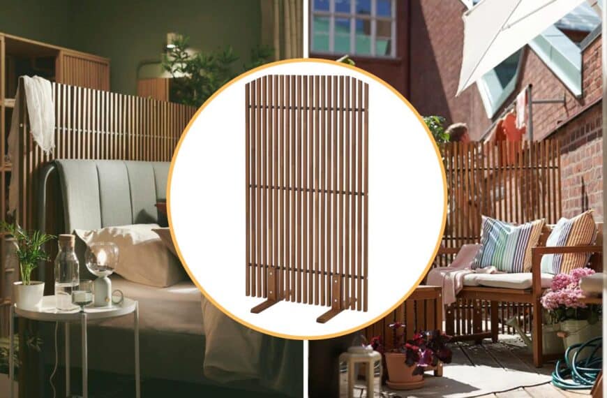 IKEA Just Made an Extension Cord You’ll Actually Want to Display 24 NÄMMARÖ privacy screen ikea hacks