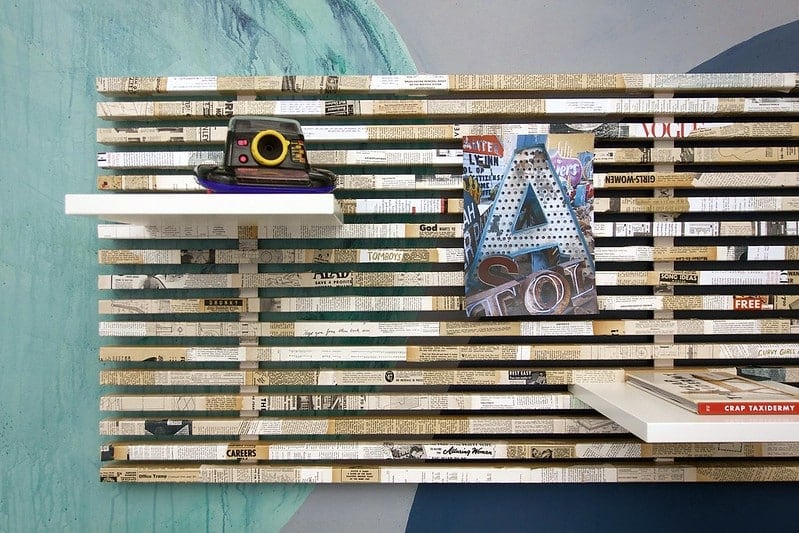 IKEA Brings Back It's Most Hackable Headboard (Take Our Money Again!) 7 mandal headboard used as desk partition and bulletin board