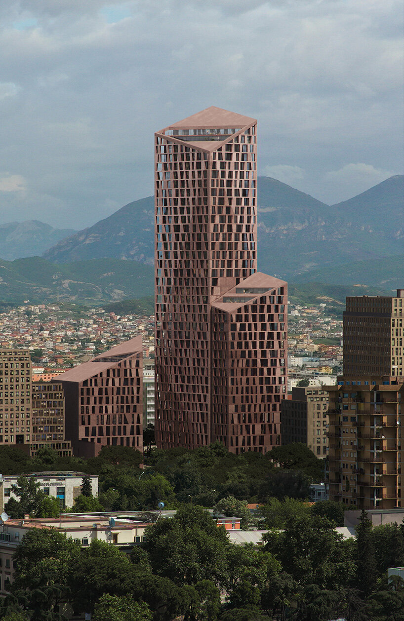 oppenheim architecture breaks ground on 38-story residential tower in central tirana