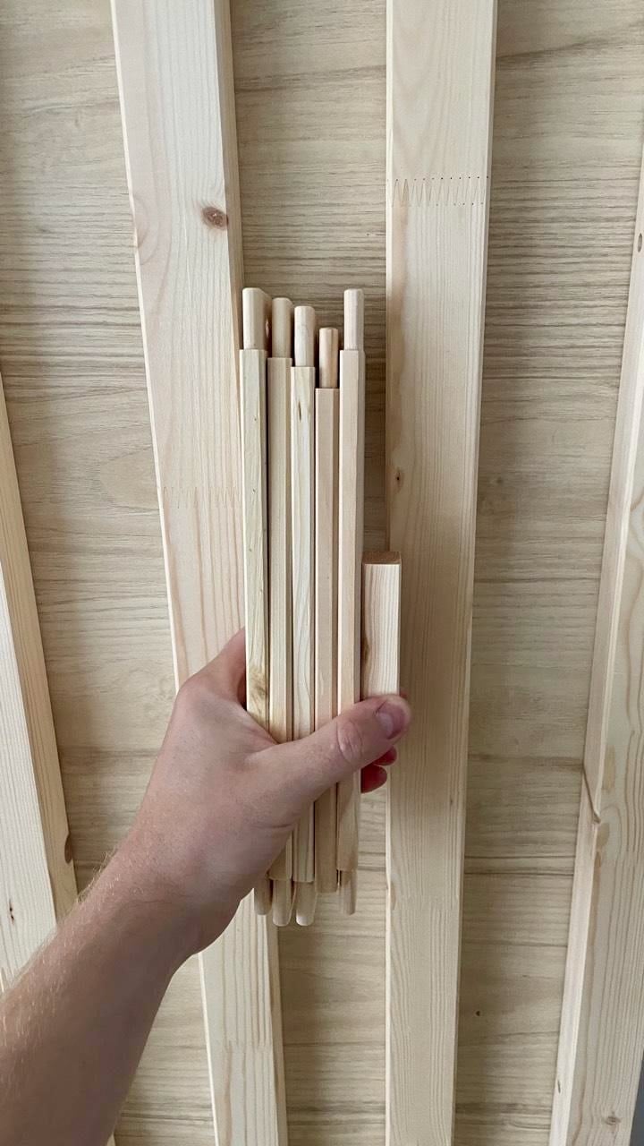 measuring gap between slats