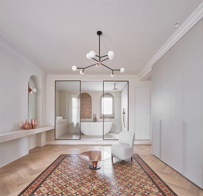 Living room in Barcelona flat