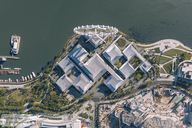 BIG's suzhou museum of contemporary art nears completion beneath ribbon-like roof
