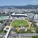 Edion Peace Wing Hiroshima / TAISEI DESIGN Planners Architects & Engineers - Exterior Photography, Aerial View Photography, Cityscape