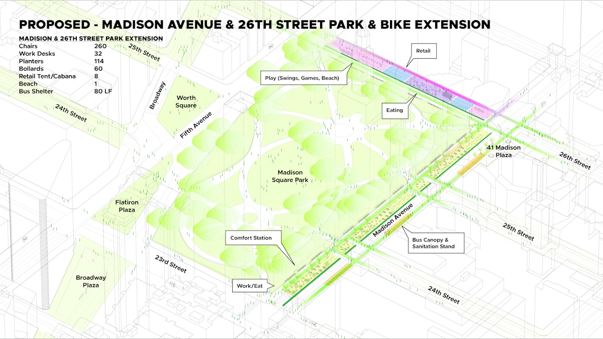 Flatiron & NoMad Streetscape Plan-visionawards- architizer