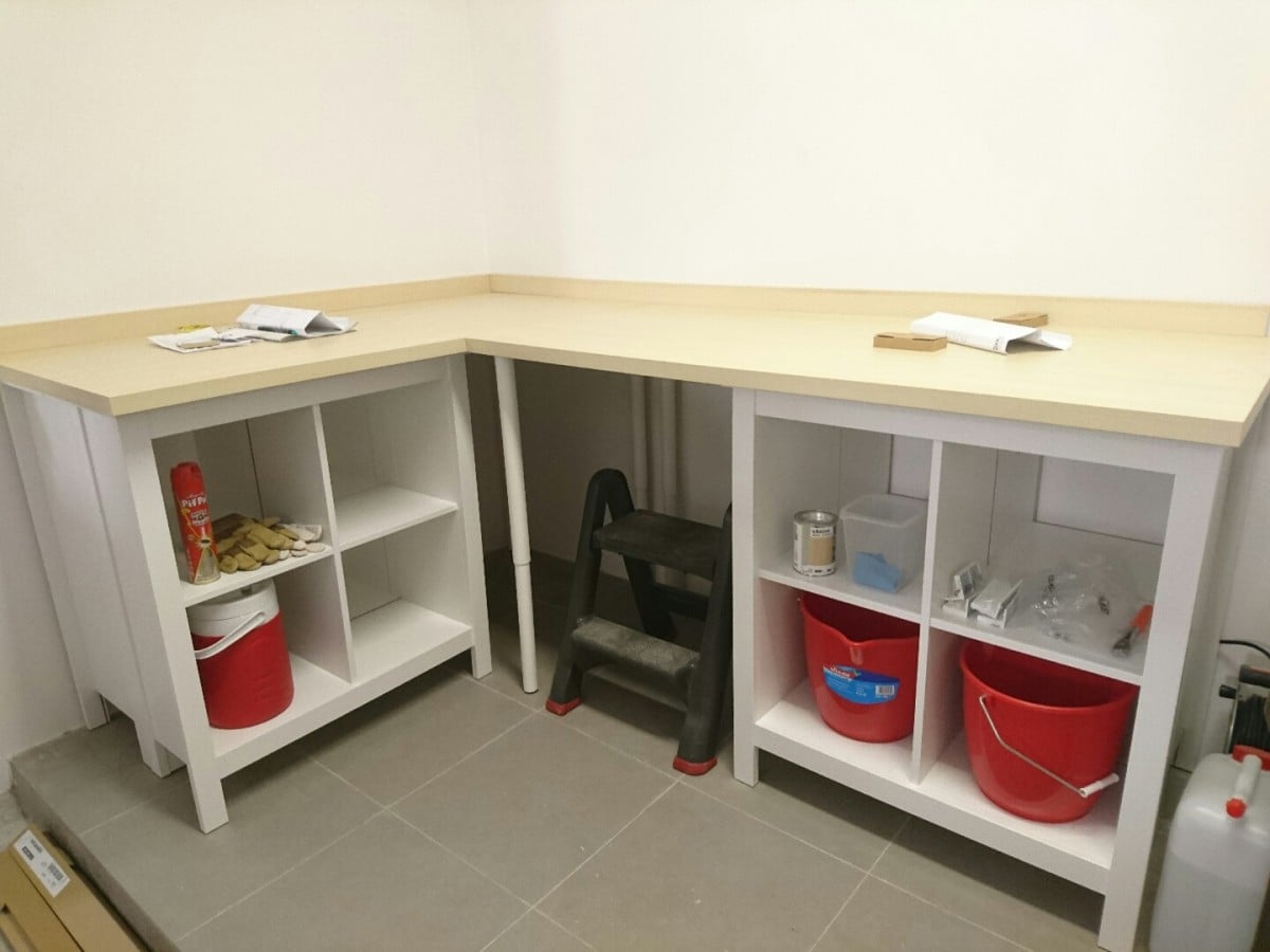 Workbench With Storage