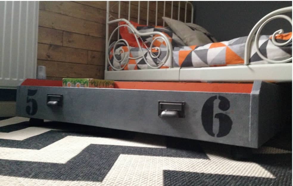 Rolling Under-Bed Toy Storage