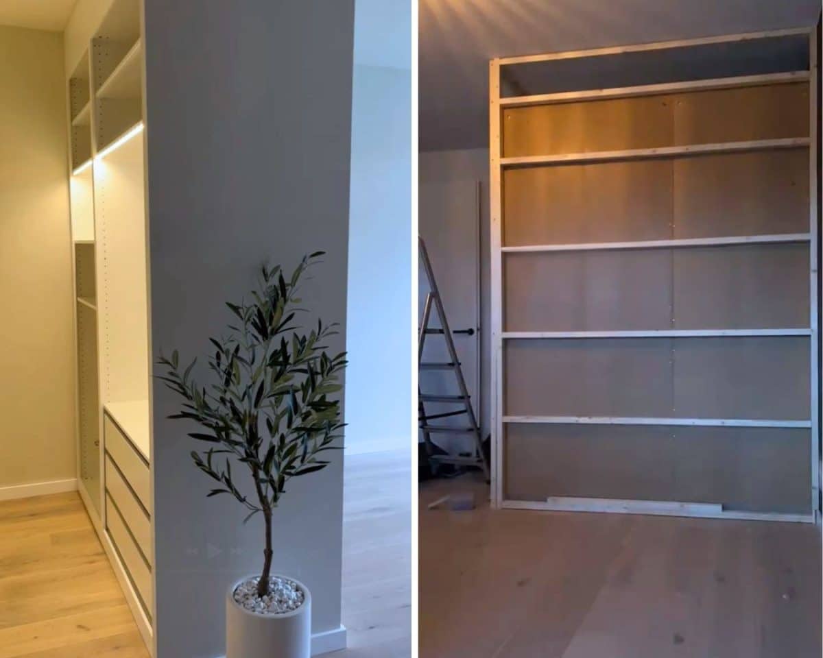 Room Divider Walk-In Closet