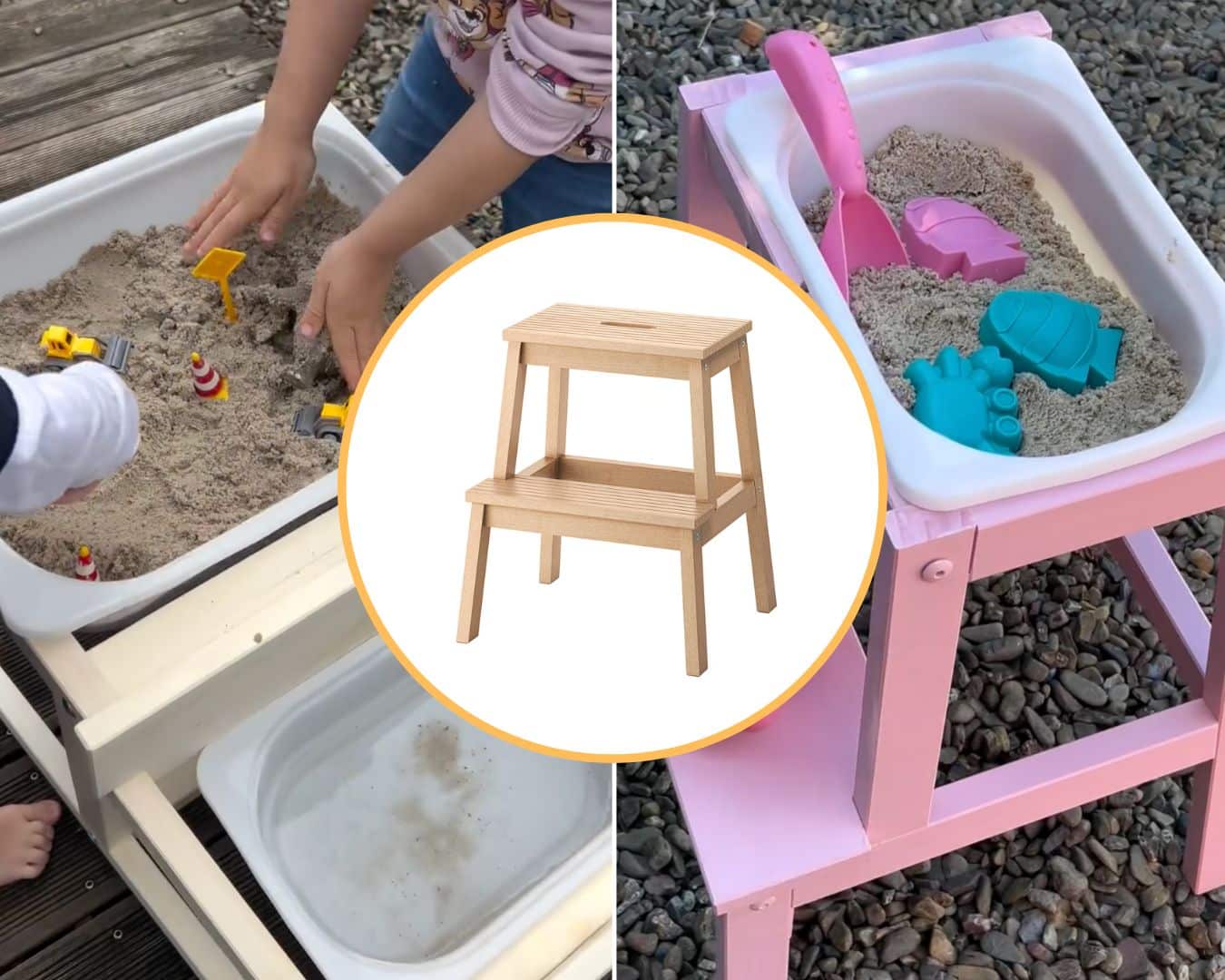 DIY Water and Sand Sensory Table for Outdoor Play
