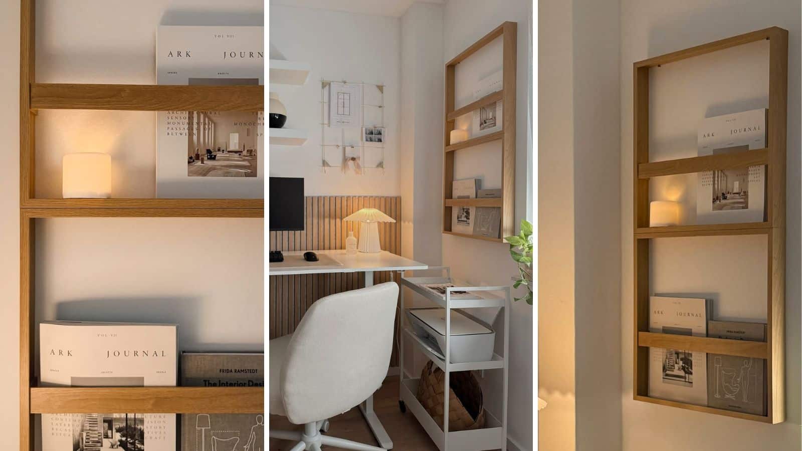 Wall-Mounted Magazine Rack DIY