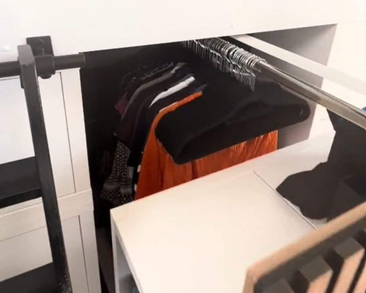 Loft bed IKEA KALLAX hack with pull out storage underneath