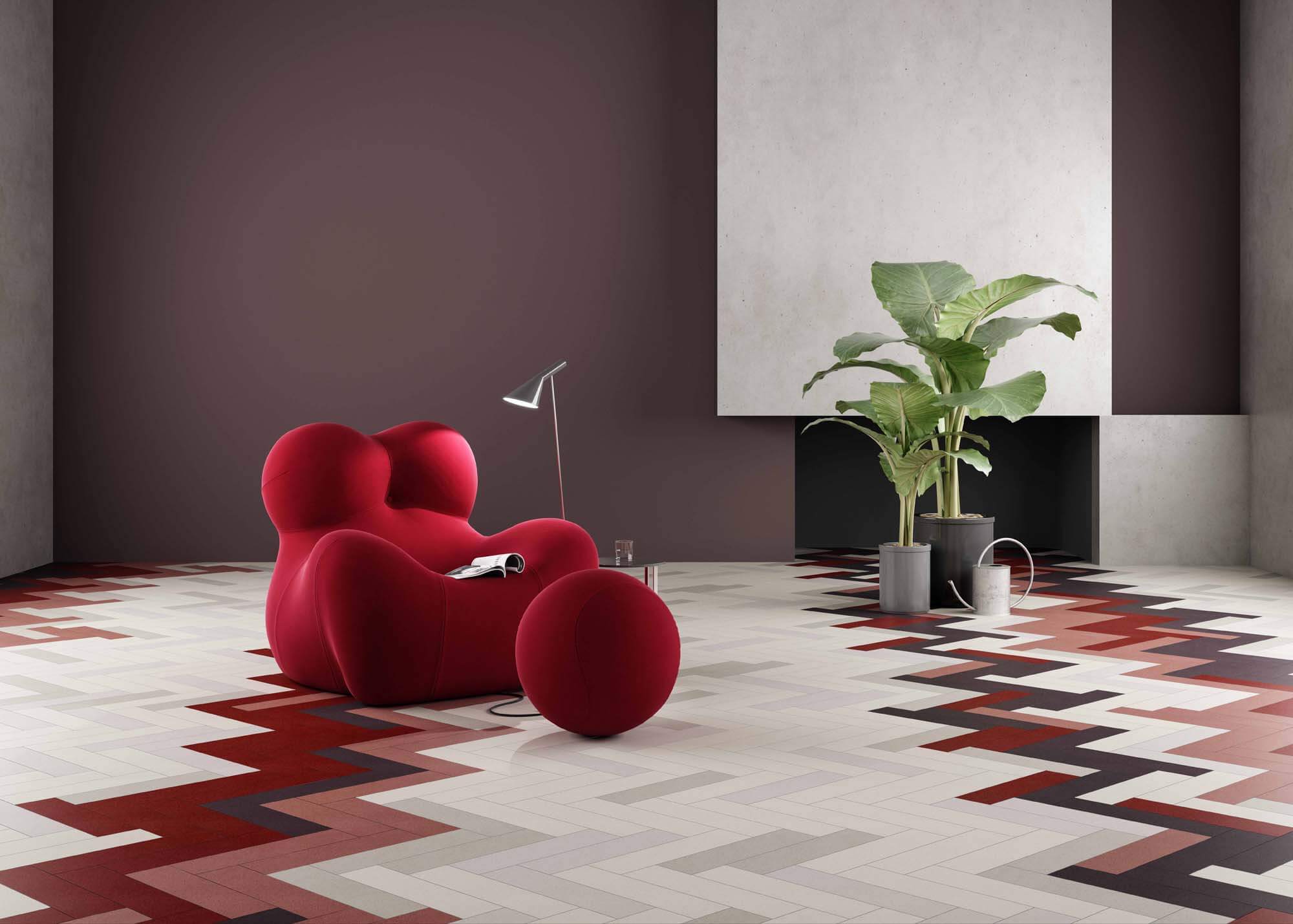mycelium-based floor tiles by mogu