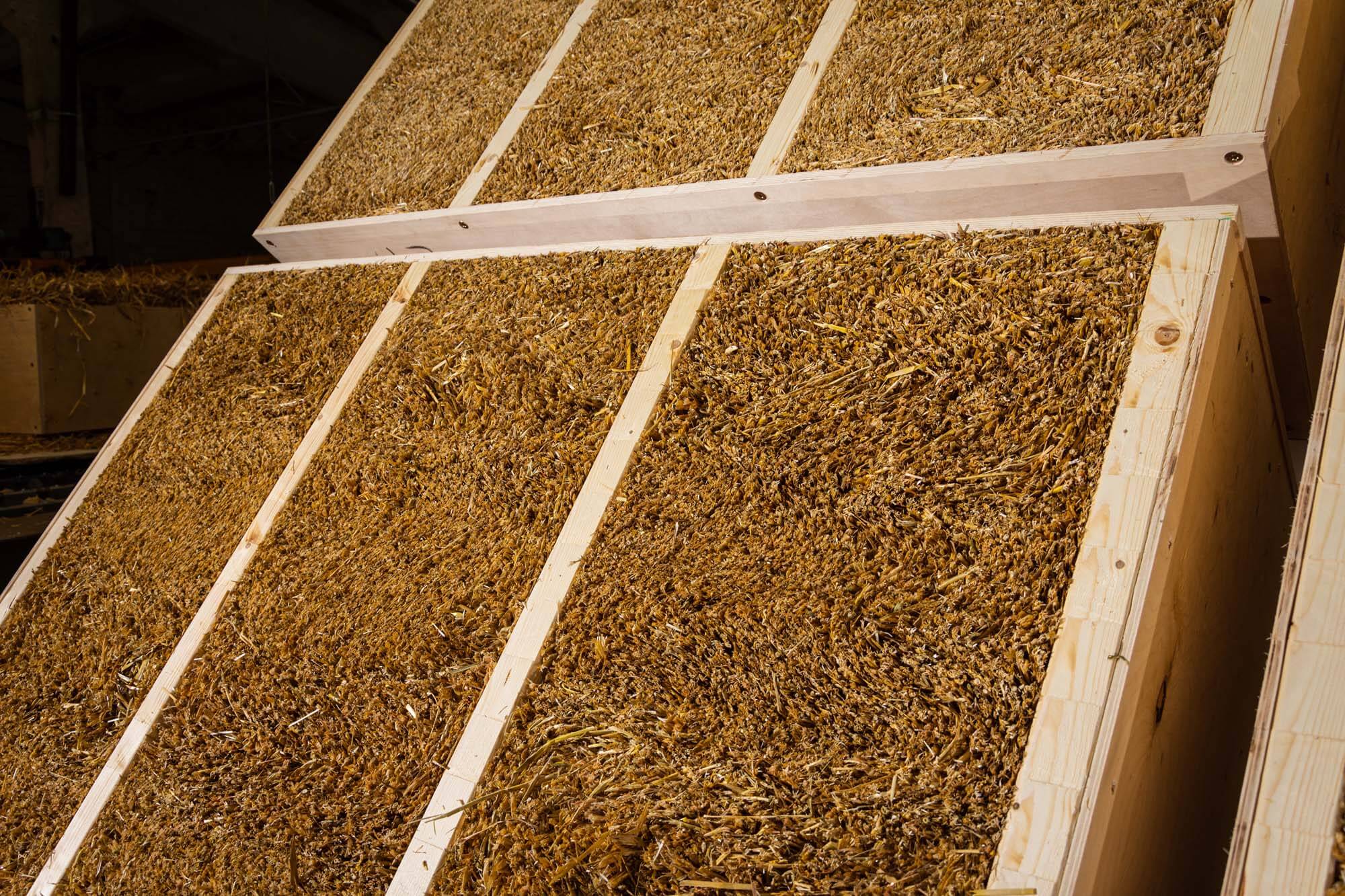 straw panels by Modulina