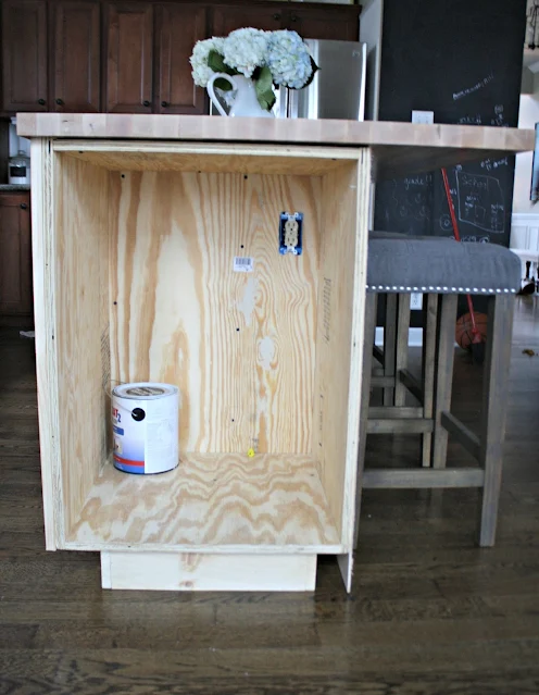 adding on to end of kitchen island